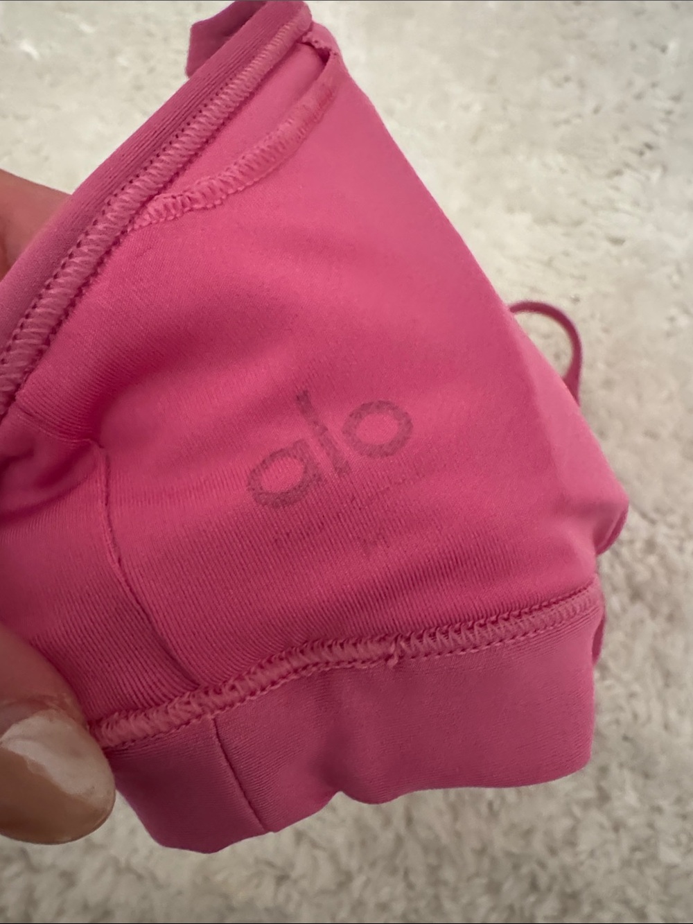 Alo airlift Intrigue Bra Raspberry Pink - Picture 3 of 3